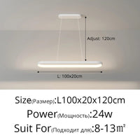 Lustre LED Qiyimei - Éclairage Intérieur Maison | Marco Lucetti