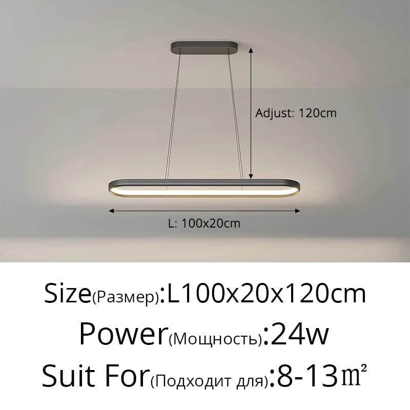 Lustre LED Qiyimei - Éclairage Intérieur Maison | Marco Lucetti