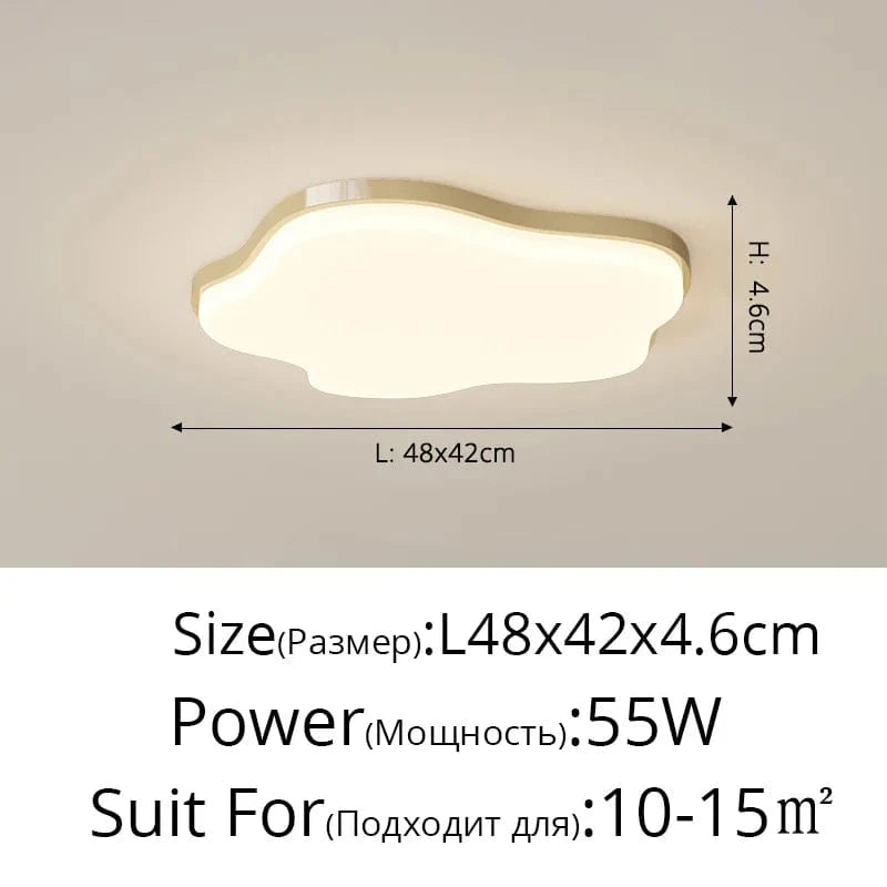 Lustre LED Qiyimei : Élégance et luminosité pour une décoration d'intérieur sublime | Marco Lucetti 3 couleurs sans télécommande / A beige