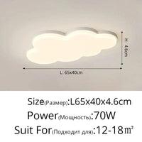 Lustre LED Qiyimei : Élégance et luminosité pour une décoration d'intérieur sublime | Marco Lucetti 3 couleurs sans télécommande / B Blanc 65cm