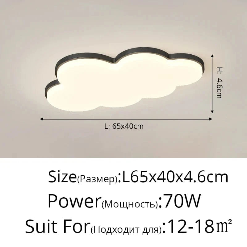 Lustre LED Qiyimei : Élégance et luminosité pour une décoration d'intérieur sublime | Marco Lucetti 3 couleurs sans télécommande / B Noir 65cm