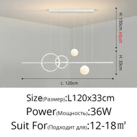 Lustre LED Qiyimei pour sublimer votre cuisine et salon. | Marco Lucetti