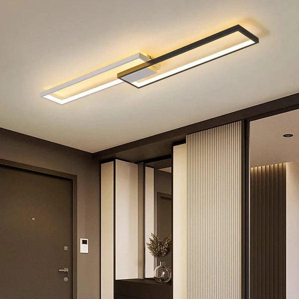 Lustre LED Rectangulaire Moderne Minimaliste pour Décoration Maison | Marco Lucetti