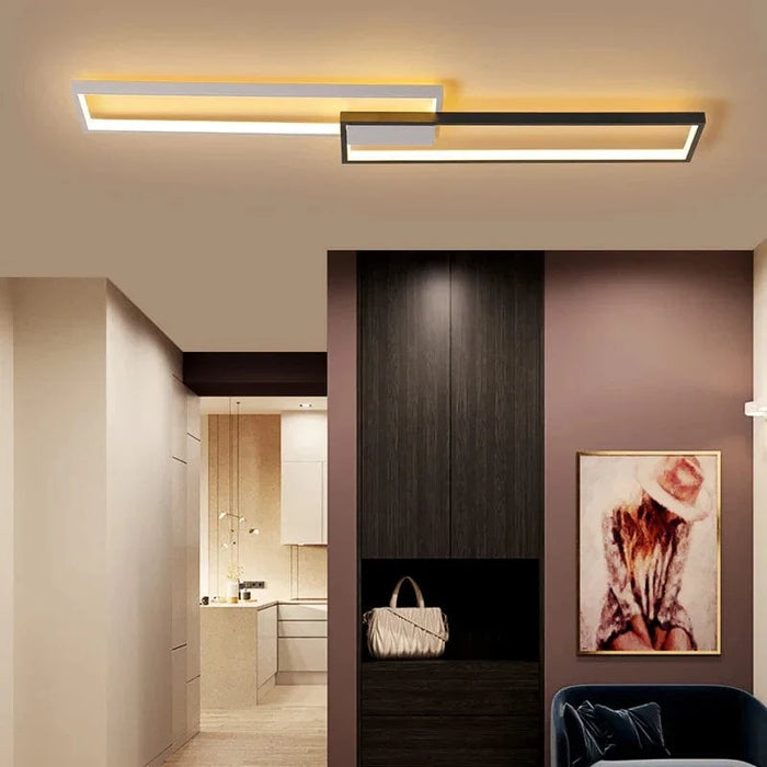 Lustre LED Rectangulaire Moderne Minimaliste pour Décoration Maison | Marco Lucetti