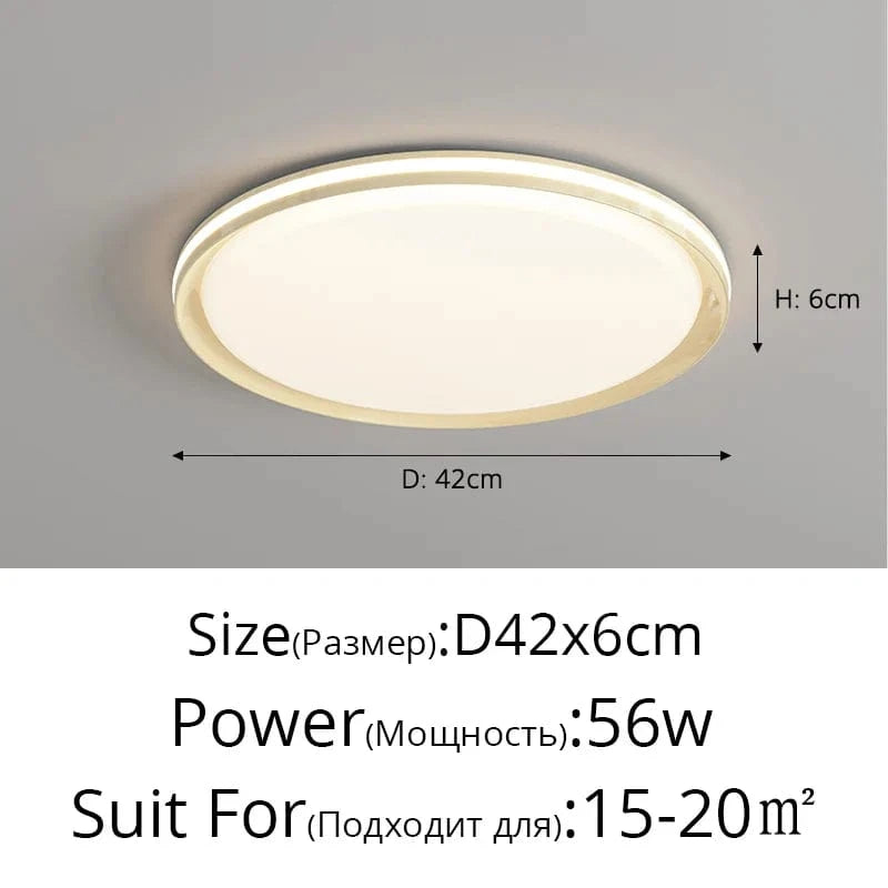 Lustre LED Réglable avec Veilleuse pour Décoration Intérieure - LuminArt | Marco Lucetti 3 couleurs sans télécommande / Rond 42cm beige