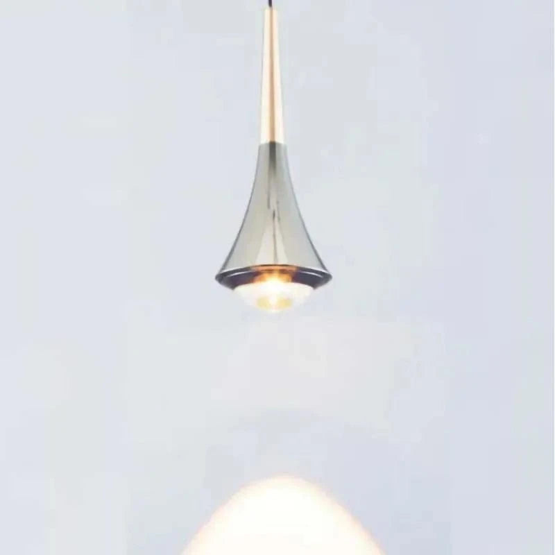 Lustre LED Réglable Spectre Complet Moderne pour Bar & Restaurant | Marco Lucetti Or et noir nacré / 12W / 6000K