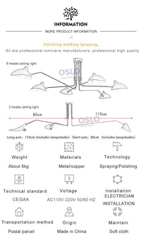 Lustre LED Rétro Moderne | Marco Lucetti