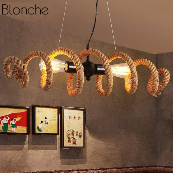Lustre LED Retro Rope | Marco Lucetti Ceiling Lamp