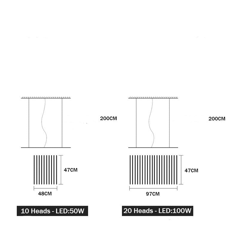 Lustre LED Révolutionnaire - Bilbao | Marco Lucetti