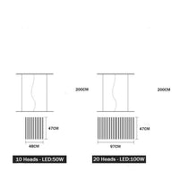 Lustre LED Révolutionnaire - Bilbao | Marco Lucetti