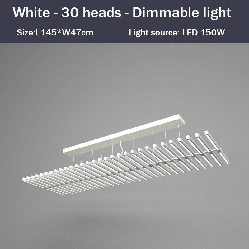 Lustre LED Révolutionnaire - Bilbao | Marco Lucetti Blanc - 30 LED