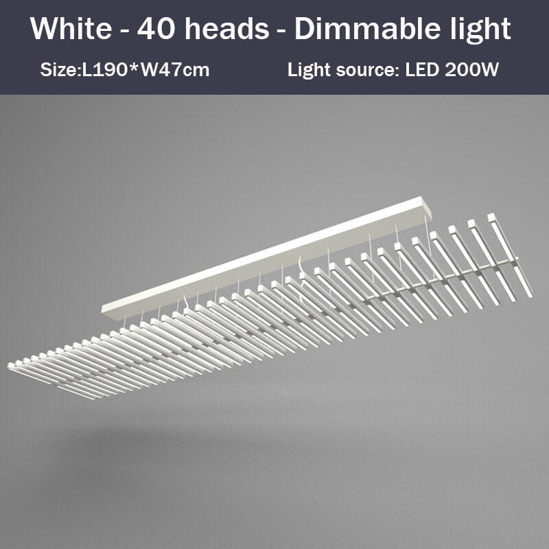 Lustre LED Révolutionnaire - Bilbao | Marco Lucetti Blanc - 40 LED