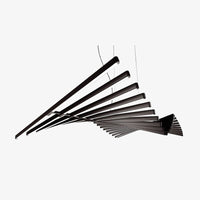 Lustre LED Révolutionnaire - Bilbao | Marco Lucetti Noir - 10 LED