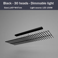 Lustre LED Révolutionnaire - Bilbao | Marco Lucetti Noir - 30 LED