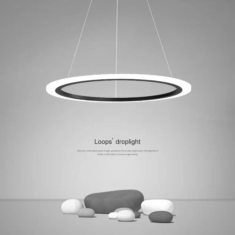Lustre LED Ring Salon Minimaliste | Marco Lucetti