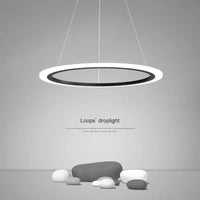 Lustre LED Ring Salon Minimaliste | Marco Lucetti