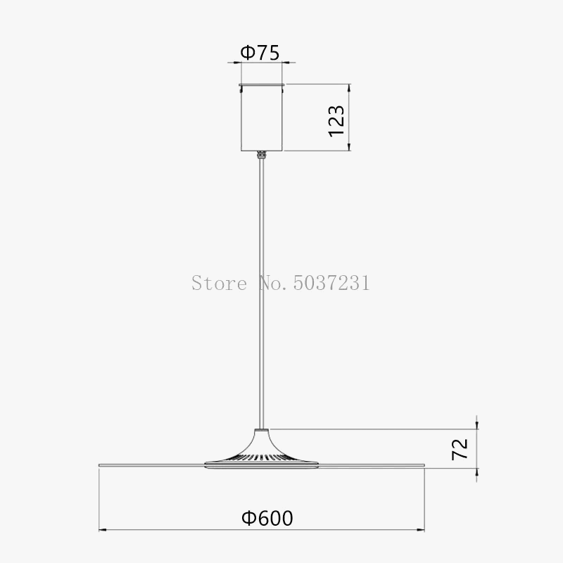 Lustre LED romantique minimaliste by Styliste Chanson Cosmique | Marco Lucetti