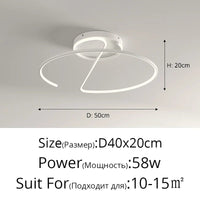 Lustre LED Rond pour Éclairage Intérieur par Qiyimei - Design Illuminant | Marco Lucetti