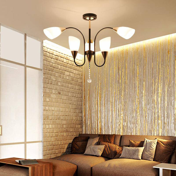 Lustre LED RoundArm Glass Room | Marco Lucetti