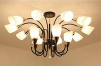 Lustre LED RoundArm Glass Room | Marco Lucetti 15 lampes