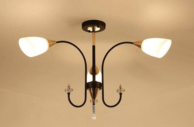 Lustre LED RoundArm Glass Room | Marco Lucetti 3 lampes