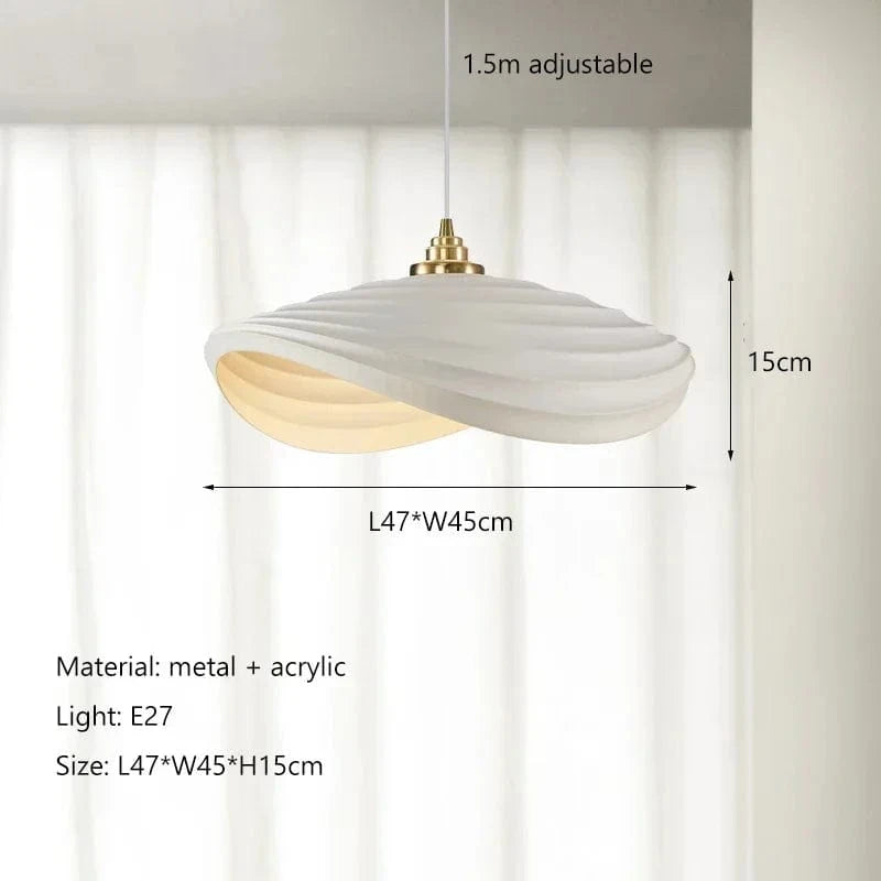 Lustre LED Scandinave Minimaliste Wabi Sabi pour Restaurant & Bar | Marco Lucetti A blanc / Lumière neutre