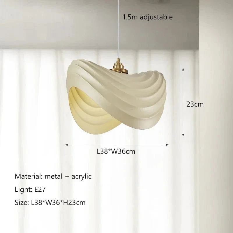 Lustre LED Scandinave Minimaliste Wabi Sabi pour Restaurant & Bar | Marco Lucetti C Couleur café / Lumière neutre