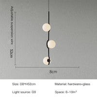 Lustre LED Scandinave Moderne Noir/Or pour Chambre à Coucher et Salon-Salle à Manger | Marco Lucetti Noir - 3 têtes / Ampoule chaude