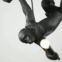 Lustre LED singe nordique SANDYHA Art - Noir & Blanc | Marco Lucetti