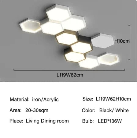 Lustre LED Smart Nordic Factory | Marco Lucetti 10 lumière / Lumière chaude