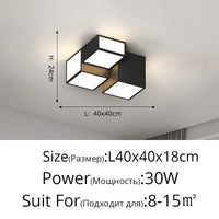 Lustre LED Smart pour Cuisine | Marco Lucetti Noir 3 lumières / Trois couleurs