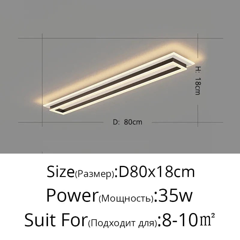 Lustre LED SmartPulse pour Éclairage Domestique Intérieur | Marco Lucetti 80 cm Noir / Trois couleurs