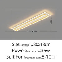 Lustre LED SmartPulse pour Éclairage Domestique Intérieur | Marco Lucetti 80 cm Or / Blanc chaud, pas de télécommande