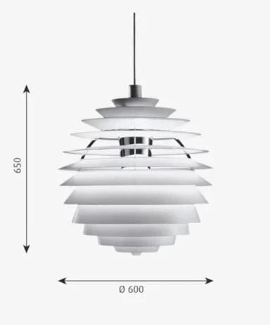 Lustre LED "Snowball" Style Scandinave Moderne | Marco Lucetti D60cm