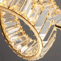 Lustre LED Spirale Dorée au Design Moderne - Lumière Élégante | Marco Lucetti