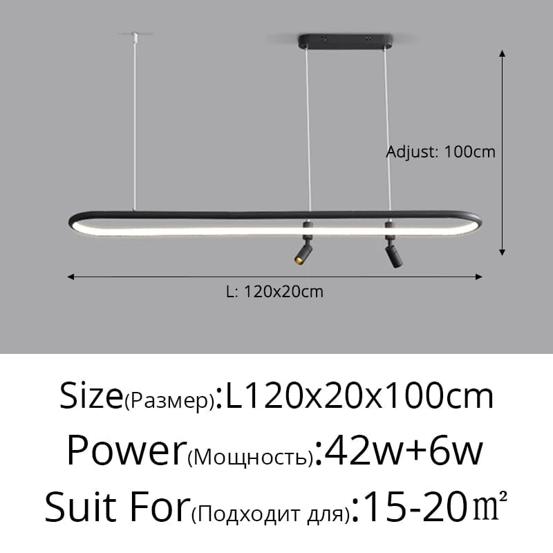 Lustre LED "Spotlight" pour éclairage intérieur | Marco Lucetti