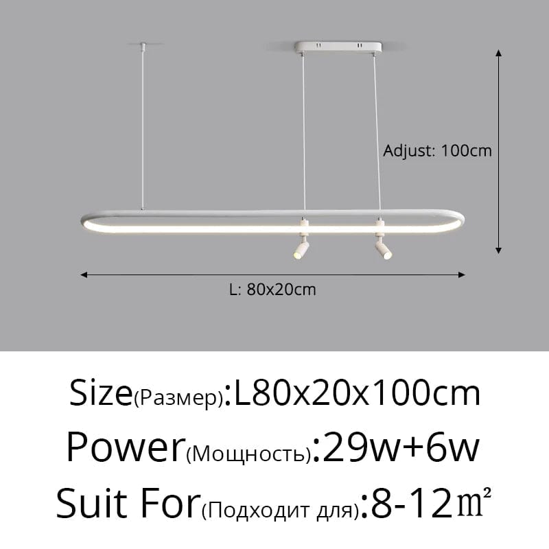 Lustre LED "Spotlight" pour éclairage intérieur | Marco Lucetti