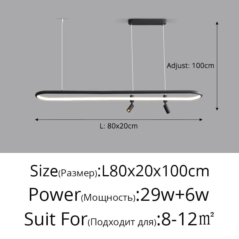 Lustre LED "Spotlight" pour éclairage intérieur | Marco Lucetti