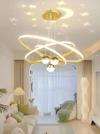 Lustre LED "Stellaire Circulaire" par Homedero | Marco Lucetti