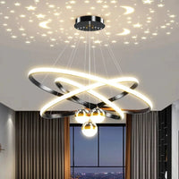Lustre LED "Stellaire Circulaire" par Homedero | Marco Lucetti Or 40 60 80 / Trois couleurs