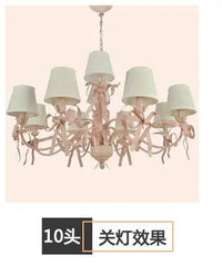Lustre LED "EuroGlow" avec ruban et arc décoratif