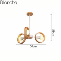 Lustre LED Style Japan - Élégance Moderne | Marco Lucetti Blanc / 3 lampes