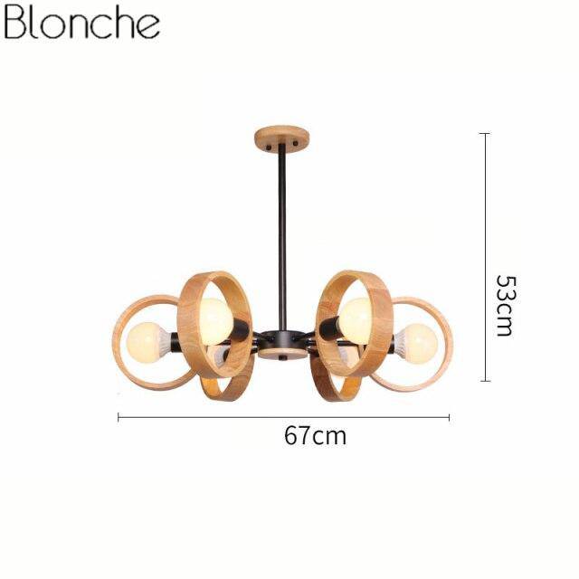 Lustre LED Style Japan - Élégance Moderne | Marco Lucetti Blanc / 6 lampes