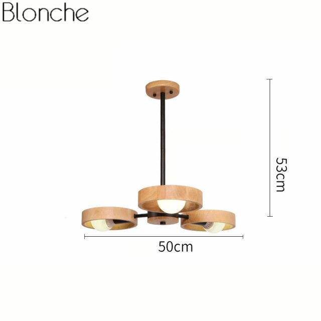 Lustre LED Style Japan - Élégance Moderne | Marco Lucetti Noir / 3 lampes