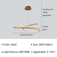 Lustre LED suspendu au design contemporain | Marco Lucetti