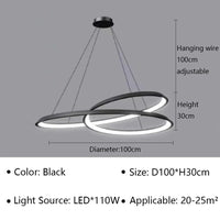 Lustre LED suspendu au design contemporain | Marco Lucetti