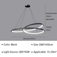 Lustre LED suspendu au design contemporain | Marco Lucetti