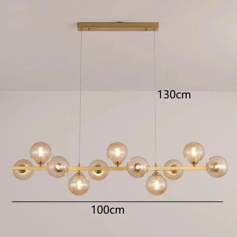 Lustre LED Suspendu au Design Moderne - Illumine Votre Espace | Marco Lucetti 11 têtes 2 / Blanc froid