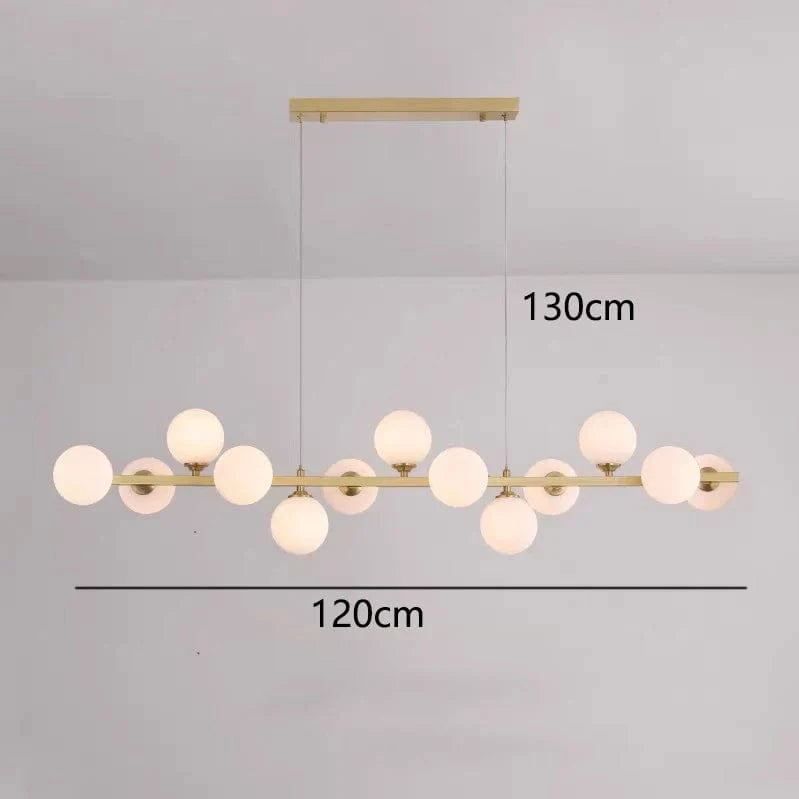 Lustre LED Suspendu au Design Moderne - Illumine Votre Espace | Marco Lucetti 13 têtes 1 / Blanc froid