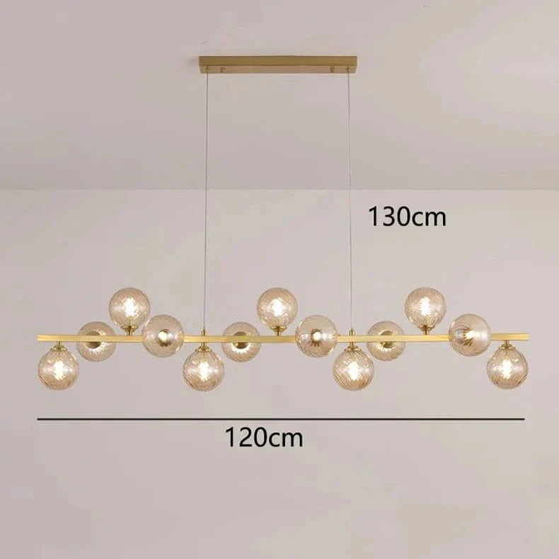 Lustre LED Suspendu au Design Moderne - Illumine Votre Espace | Marco Lucetti 13 têtes 2 / Blanc froid